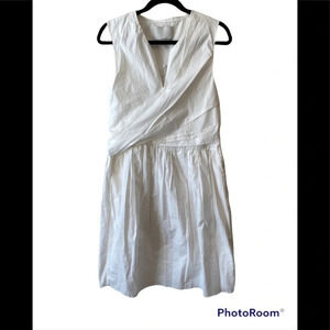 NWT 3.1 Phillip Lim Antique White Sleeveless Twisted Waist Dress Sz 10